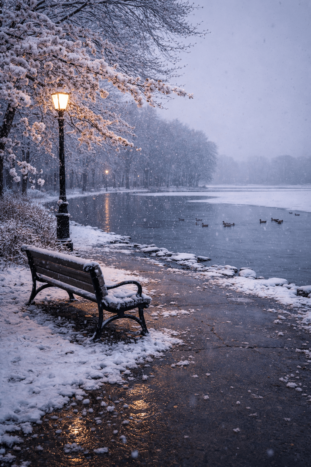 Invierno en primavera